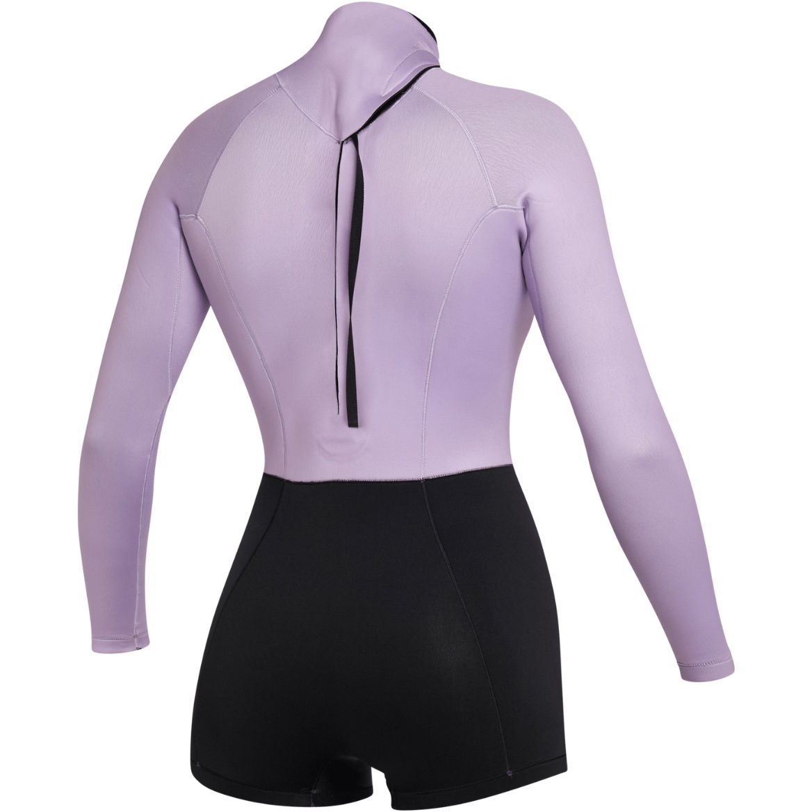 2025 Mystic Womens Lunar Long Arm 2/2mm Back Zip Shorty Wetsuit 35000.240111 - Pink Purple